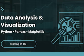 do data analysis and visualization using python and panda
