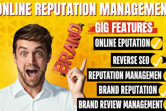 manage online reputation, ORM brand with reverse seo