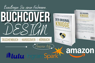 buchcover design, e book cover design, taschenbuch cover design auf amazon KDP