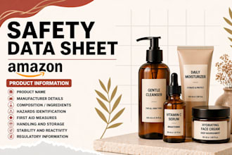 do safety data sheet, amazon toxicology report for cosmetic product