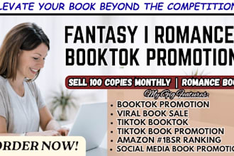 promote romance booktok promotion tiktok viral romance book tok amazon kdp ads