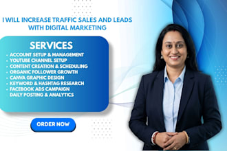 increase traffic sales and leads with digital marketing