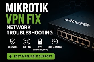 fix mikrotik routing VPN firewall and network issues