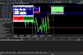 create a  mt4 mt5 trade panel with risk management