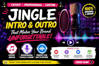 record your jingle, advertisement, theme song, intro