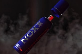 create 3d renders for bottles, cosmetics, perfume and packaging