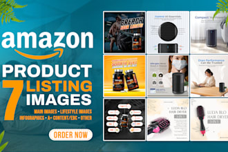 do amazon listing images design, amazon infographic, product listing images