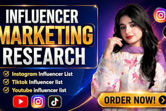 research best youtube influencers, tik tok  , and instagram influncers list