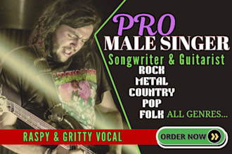 male metal singer metal rock male vocalist scream metalcore parody song cover
