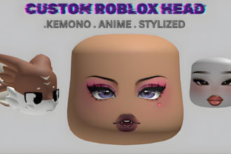 design custom roblox ugc hair, accessories and kemono furry avatar items