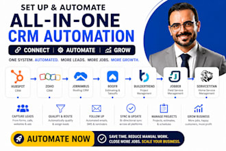 do hubspot zoho automation jobnimbus roofr buildertrend jobber servicetitan