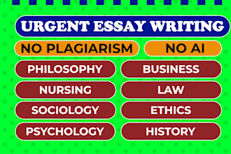 write philosophy, business, law, nursing, ethics, sociology, economy