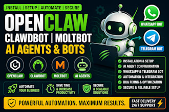 install openclaw  moltbot open claw ai agent whatsapp bot telegram fix open claw