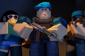 make roblox game, full game creation, roblox gfx, roblox model,roblox ui, design