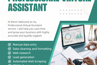 do accurate data entry, lead generation, data cleaning