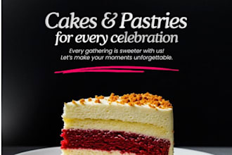 teach how to bake cake and snacks