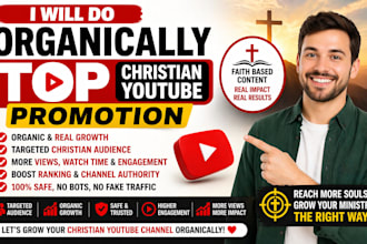 do christian, gospel youtube video promotion