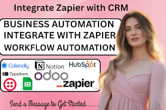 automate zapier with hubspot, typeform, twilio, notion, googlesheets