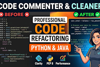 code commenter and cleaner
