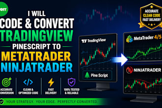 code and convert tradingview pinescript to metatrader ninjatrader