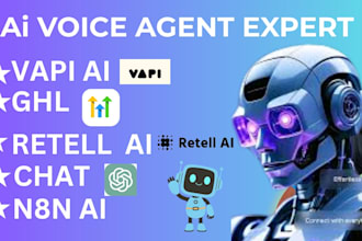 build vapi ai voice agent, ai calling agent, reteel ai ghl n8n ai agent