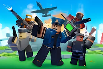 roblox game development, create a complete roblox game, simulator, obby tycoon