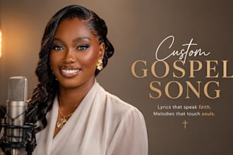 be female vocals gospel choir worship singer for christian gospel song