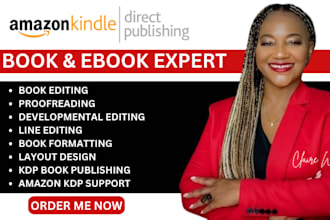 be amazon kdp expert, paperback format, proofread and story edit memoir, fiction