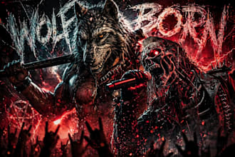 create dynamic cinematic death rock goth and metal lyric video for your song