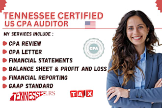 do CPA review, CPA letter, audit certified financial statement to meet tennessee