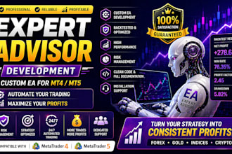code your trading bot expert advisor in mql4 mql5