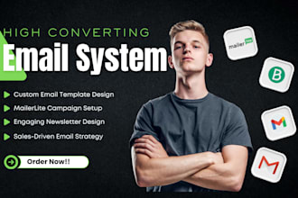 do mailerlite or beehiv email template, email automation and newsletter design