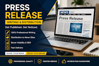 write and distribute a professional press release for your business or startup