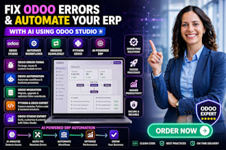 fix odoo errors and automate your erp with ai using odoo studio
