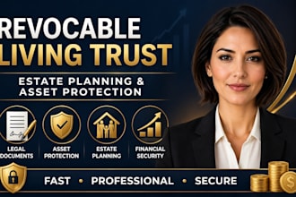 create revocable living trust estate planning and asset protection documents