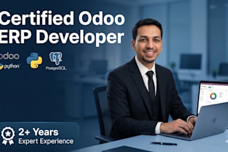 develop custom odoo modules and erp solutions
