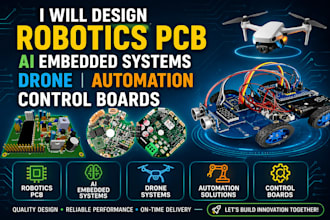 design robotics pcb ai embedded systems drone and automation control boards