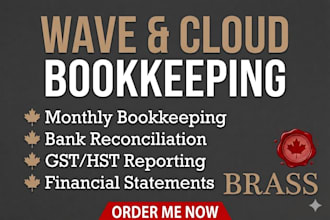 do wave bookkeeping and bank reconciliation for canadian small business