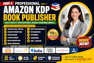 amazon book publishing, kindle ebook or paperback, kdp book and ebook publishing