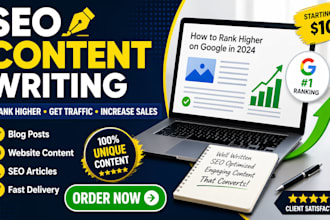 write unique ai free SEO content for your website