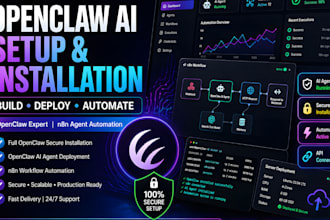 do full open claw secure installation open claw setup openclaw ai n8n agent