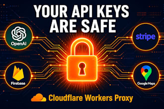 build a cloudflare worker backend to secure your API keys and protect your site