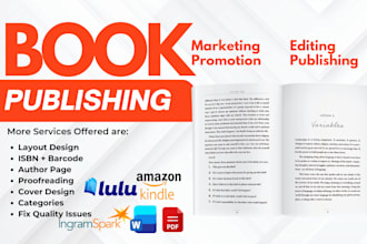 publish your book on amazon kdp, book formatting, kdp paperback, layout design