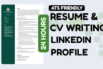 write a job winning ats resume or CV in 24 hours that gets interviews