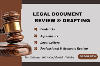 vet and review your legal documents professionally