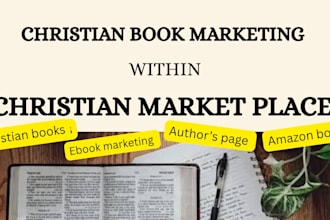 do christian book promotion and christian ebook marketing to boost sales