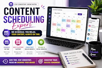 schedule and manage your social media content professionally