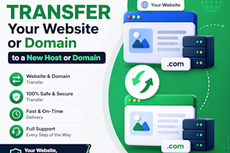 transfer your website or domain to a new host or domain