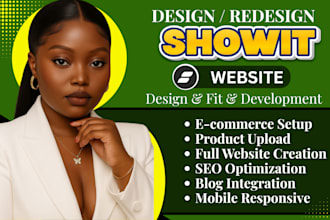 design, redesign showit website, customize showit website or showit template