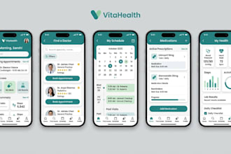 create UI UX for healthcare apps
